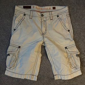 Rock revival cargo shorts